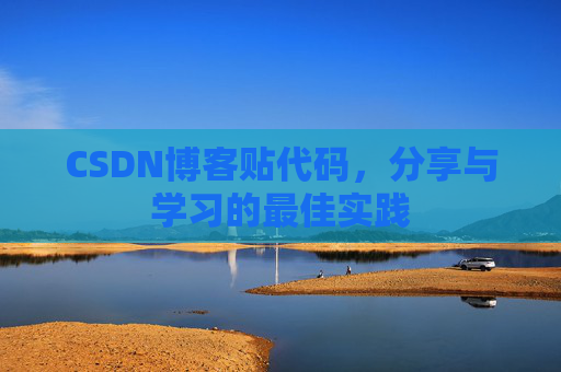 CSDN博客贴代码，分享与学习的最佳实践